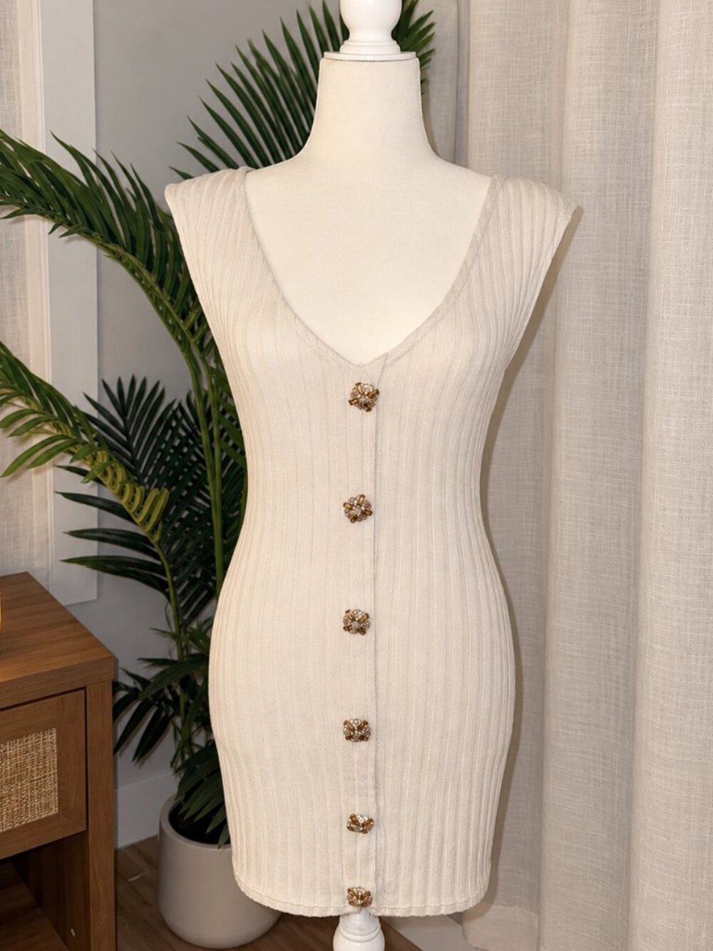 Beach Bunny Discontinued Staci Rhinestone Dress XS